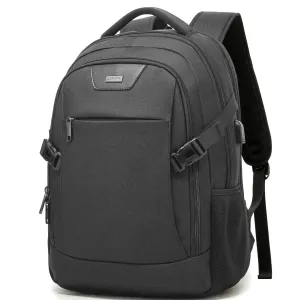 18" Travel Backpack, Business anti Theft Slim Durable Laptop Backpack with USB Charging Port, Water Resistant Bookbag, Backpack for Men & Women Fits 16.5 Inch Notebook, Dark Gray