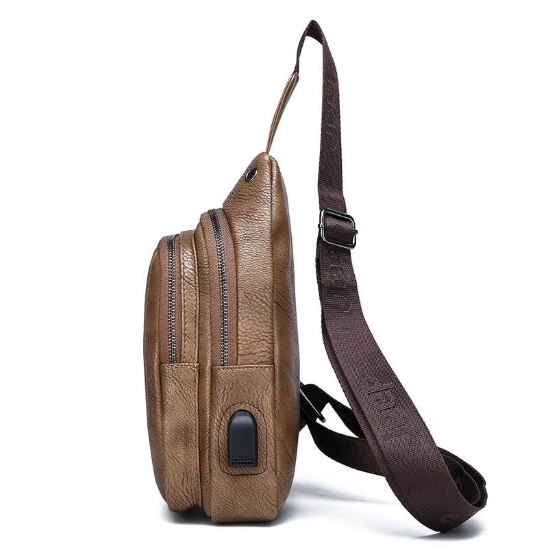 Attractive Men's Classy Fashion Korean Style Men's Chest Bags