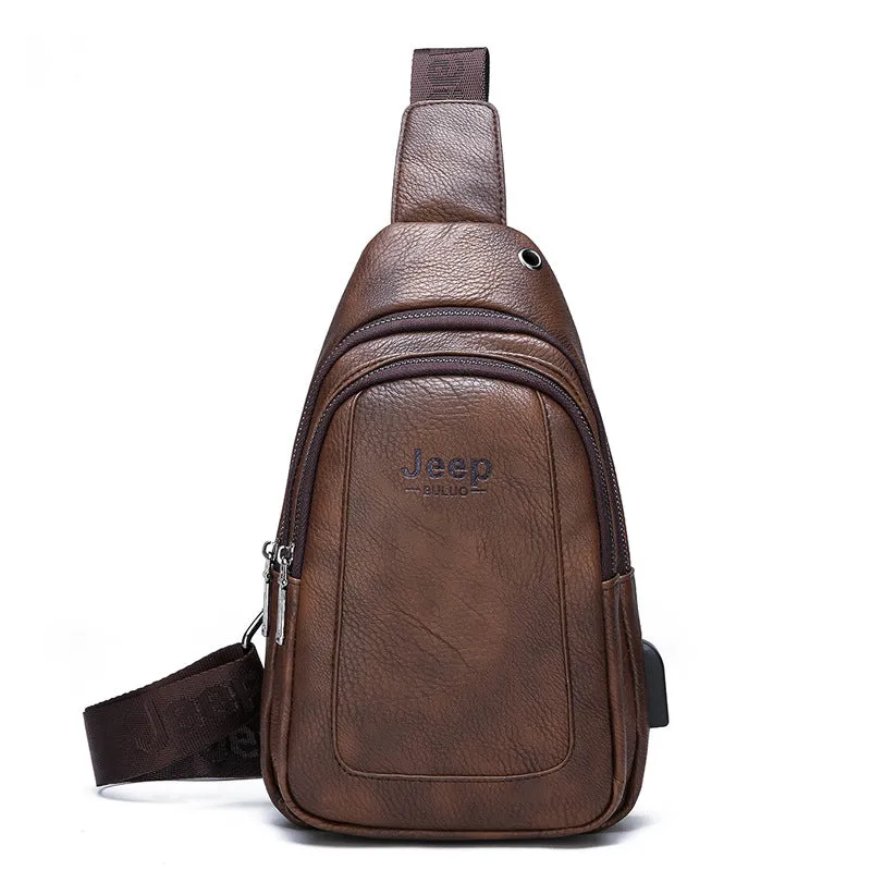 Attractive Men's Classy Fashion Korean Style Men's Chest Bags