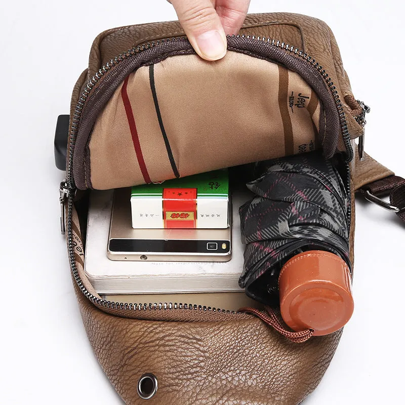 Attractive Men's Classy Fashion Korean Style Men's Chest Bags