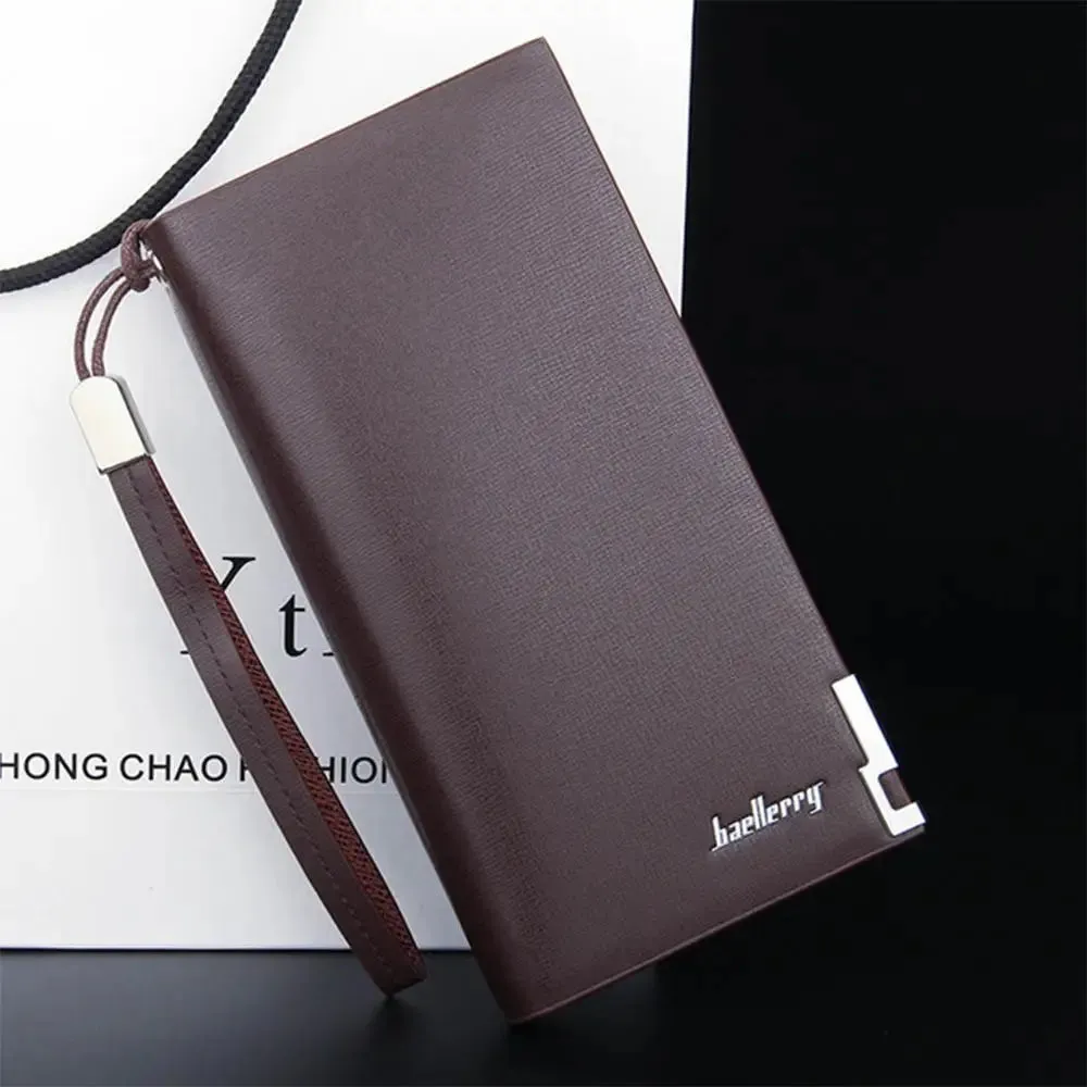 BAELLERRY Men's Long Clutch Bags