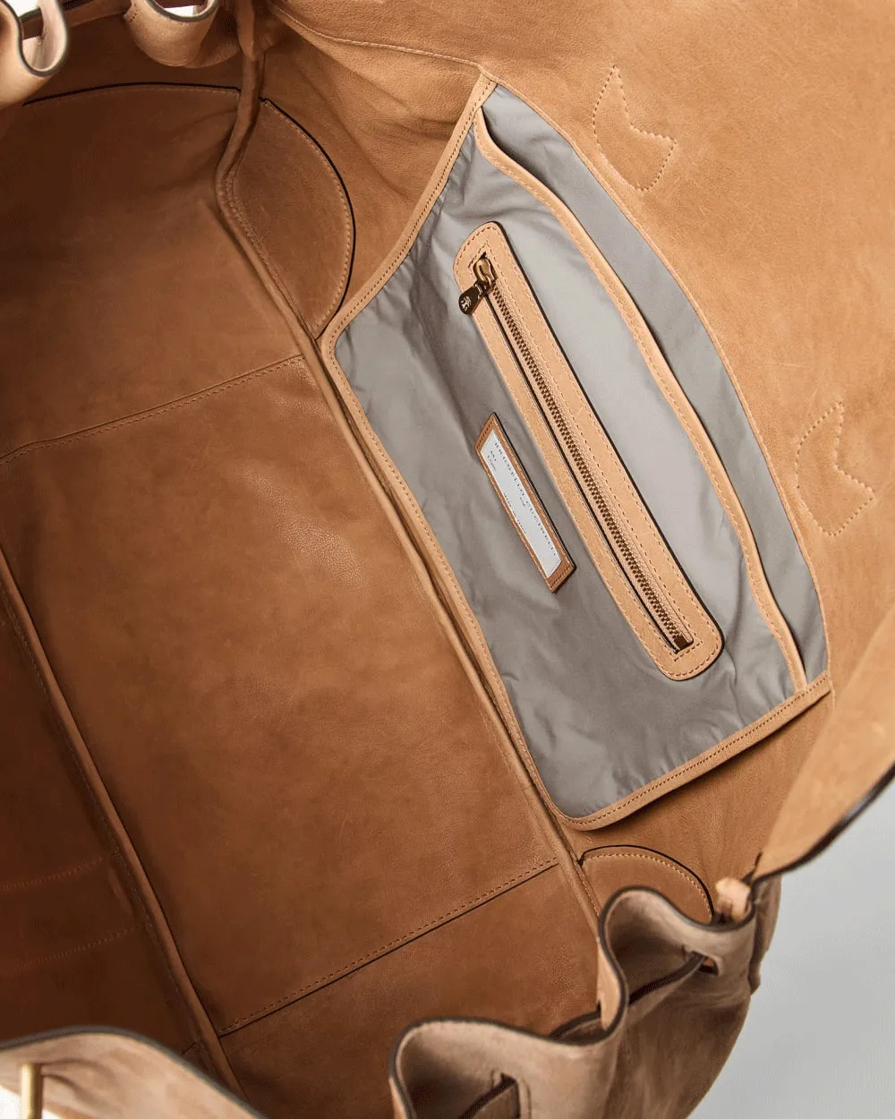 Biscotto Calfskin Country Bag