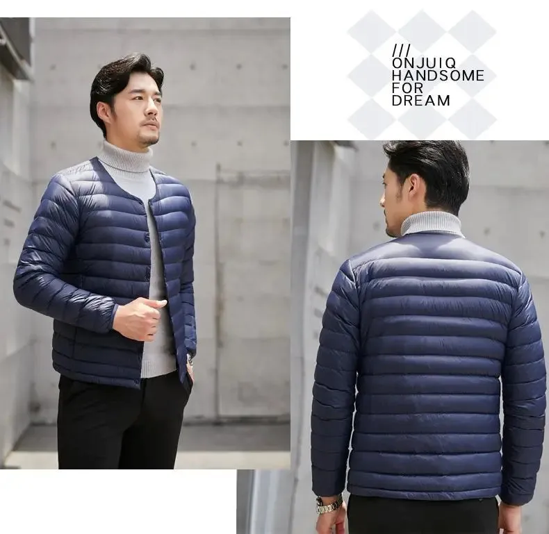 Clark & Co. Men's Down Vest – Lightweight Windproof Duck Down Puffer Jacket for Autumn & Winter (0-10℃ Rated)