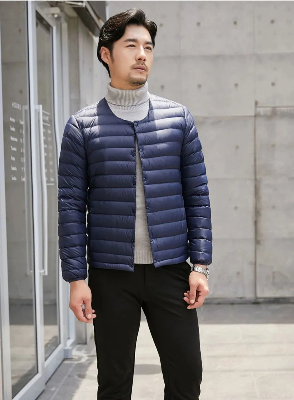 Clark & Co. Men's Down Vest – Lightweight Windproof Duck Down Puffer Jacket for Autumn & Winter (0-10℃ Rated)