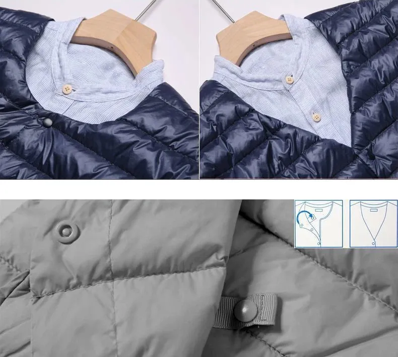 Clark & Co. Men's Down Vest – Lightweight Windproof Duck Down Puffer Jacket for Autumn & Winter (0-10℃ Rated)