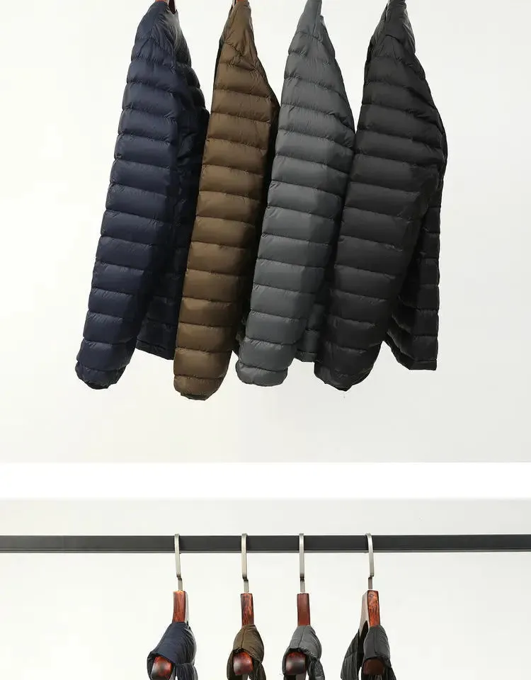 Clark & Co. Men's Down Vest – Lightweight Windproof Duck Down Puffer Jacket for Autumn & Winter (0-10℃ Rated)