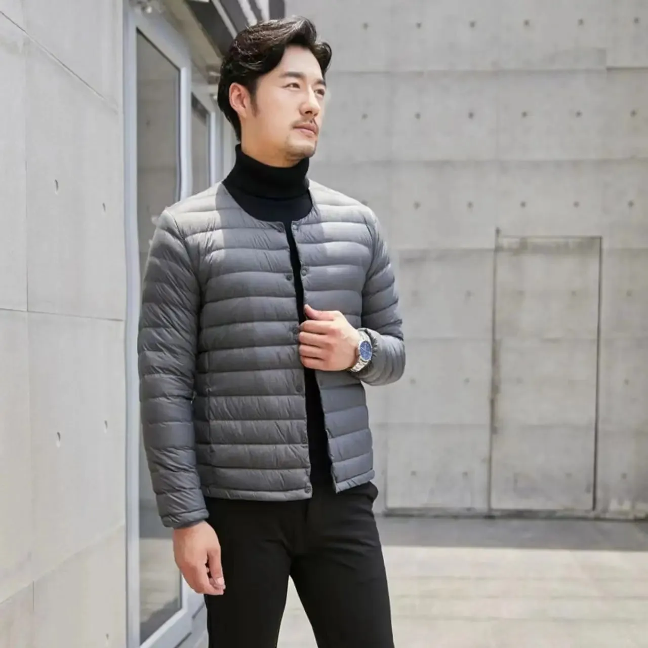 Clark & Co. Men's Down Vest – Lightweight Windproof Duck Down Puffer Jacket for Autumn & Winter (0-10℃ Rated)