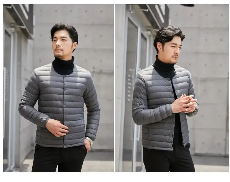 Clark & Co. Men's Down Vest – Lightweight Windproof Duck Down Puffer Jacket for Autumn & Winter (0-10℃ Rated)