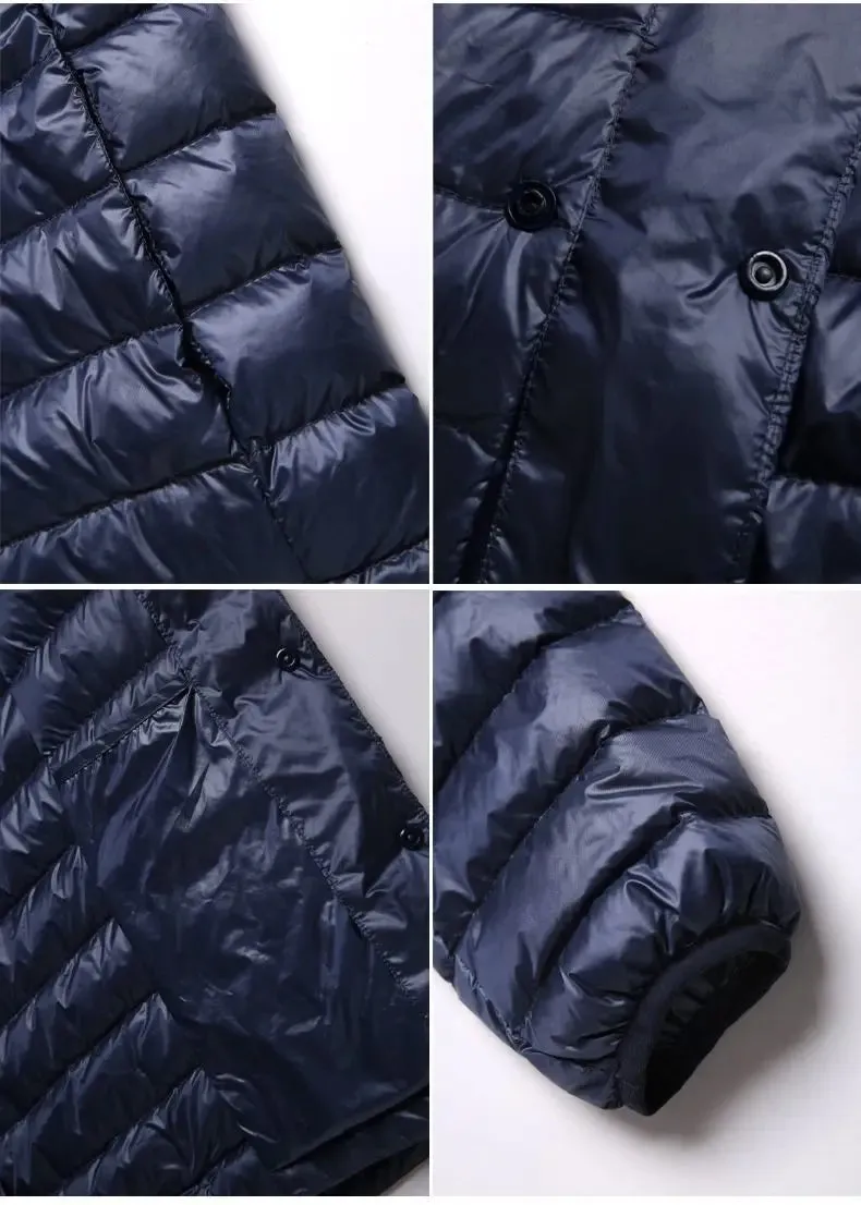 Clark & Co. Men's Down Vest – Lightweight Windproof Duck Down Puffer Jacket for Autumn & Winter (0-10℃ Rated)