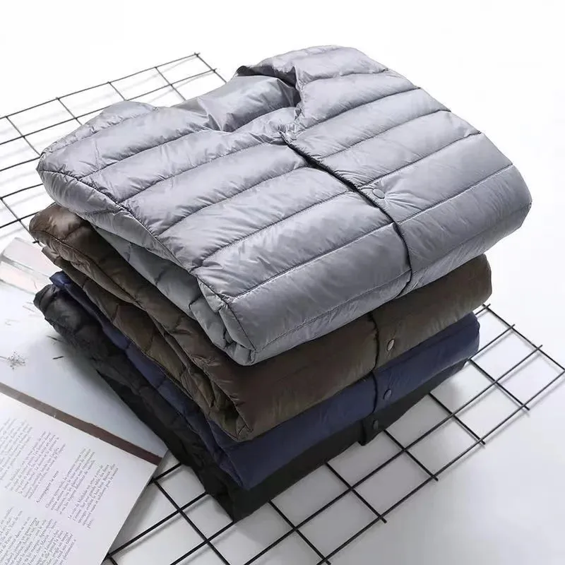 Clark & Co. Men's Down Vest – Lightweight Windproof Duck Down Puffer Jacket for Autumn & Winter (0-10℃ Rated)