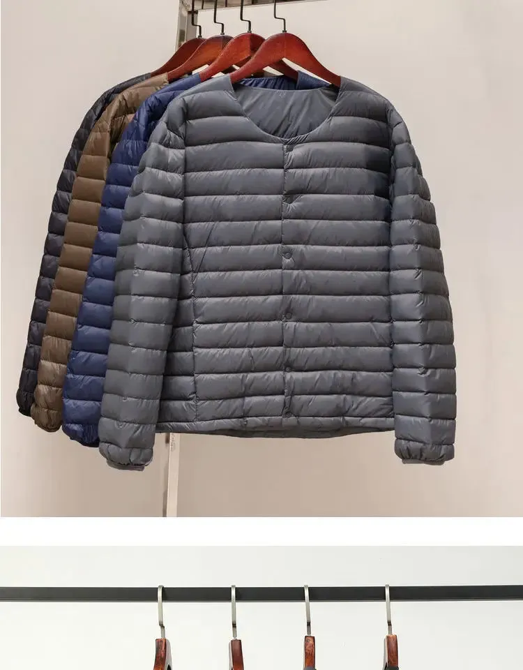 Clark & Co. Men's Down Vest – Lightweight Windproof Duck Down Puffer Jacket for Autumn & Winter (0-10℃ Rated)