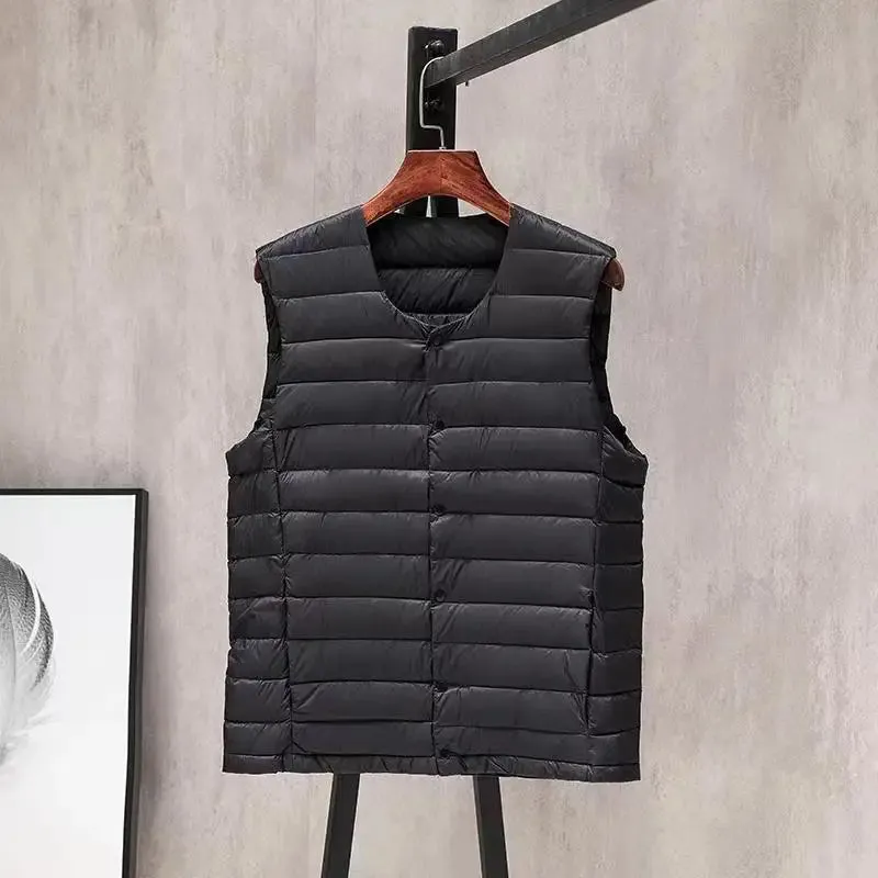 Clark & Co. Men's Down Vest – Lightweight Windproof Duck Down Puffer Jacket for Autumn & Winter (0-10℃ Rated)