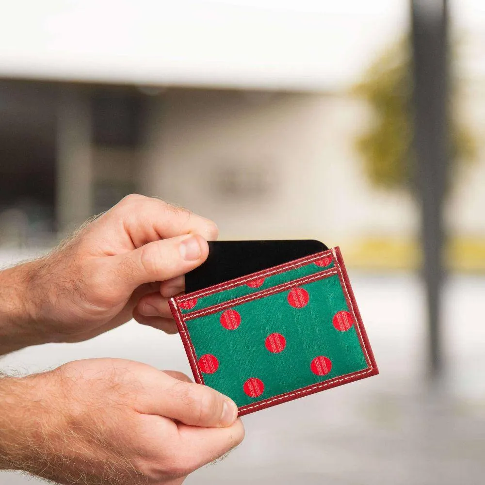 Cricket Card Wallet | Embroidered Patterns