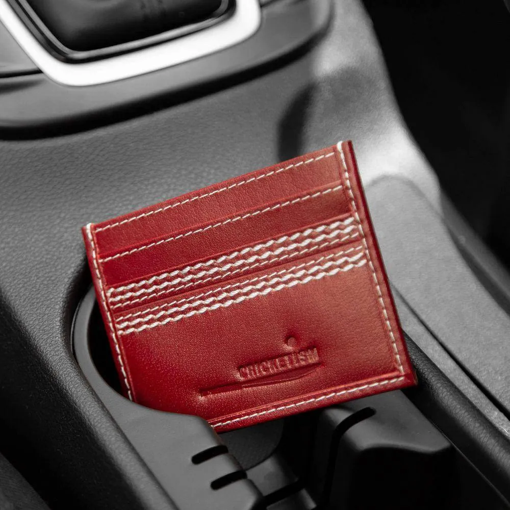 Cricket Card Wallet | Embroidered Patterns