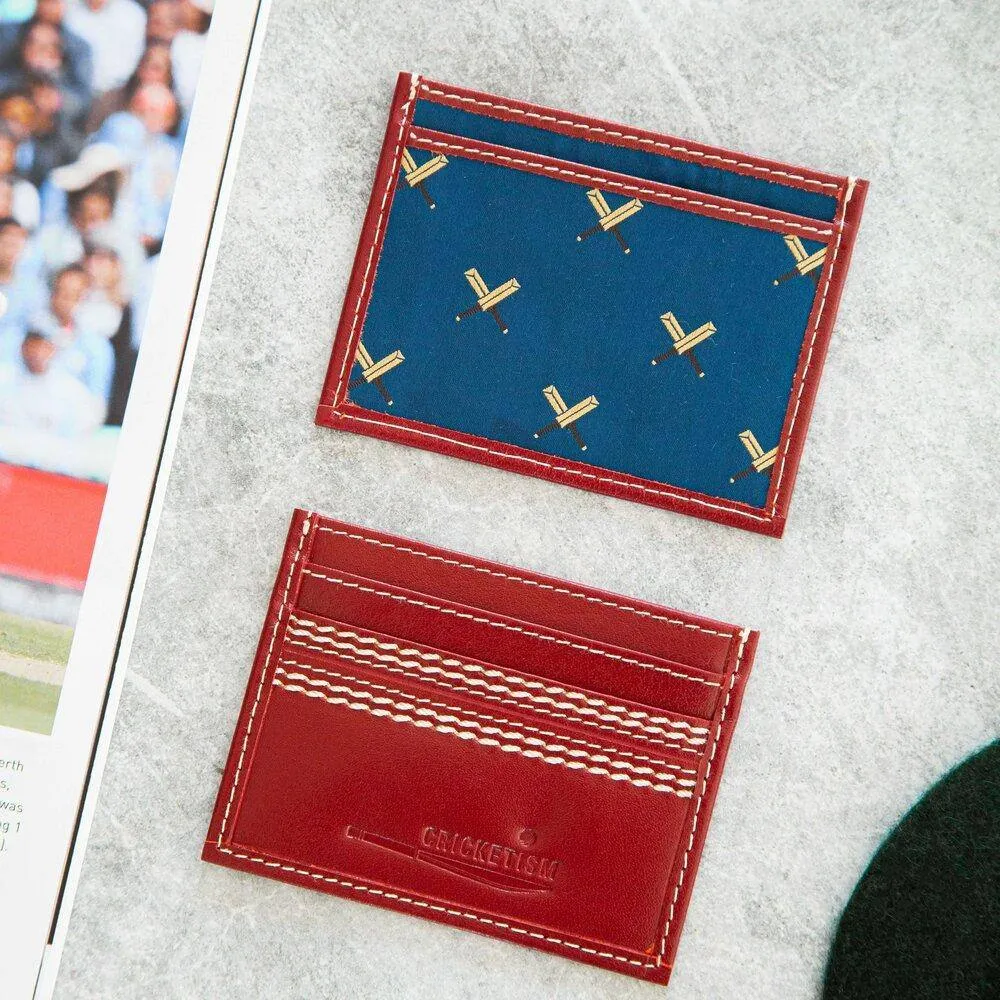 Cricket Card Wallet | Embroidered Patterns