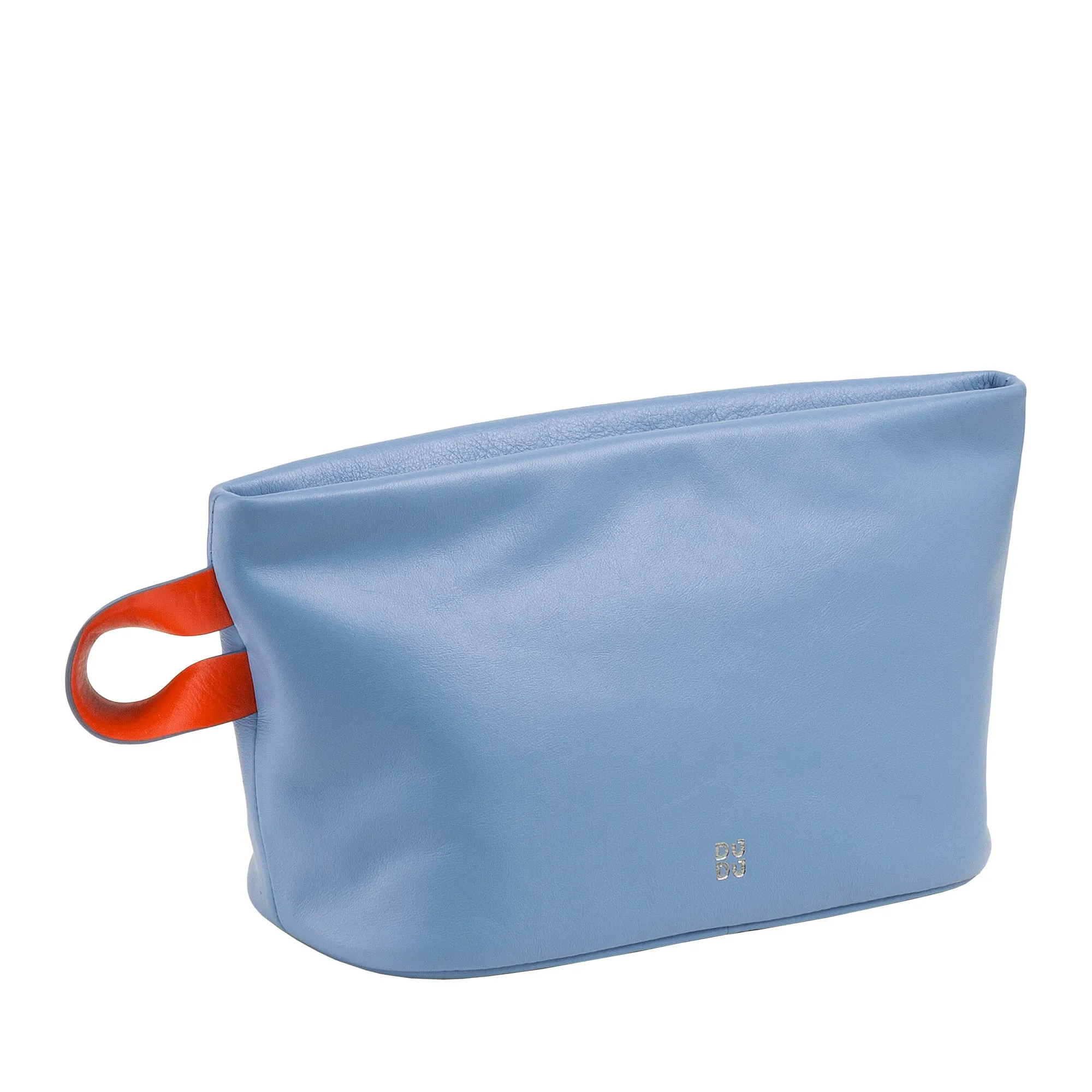 DUDU Beauty Houses Woman Men in Leather With Zip Kear, Big colors toilet bag, ideal for travel, gym, spa, water -repellent interior