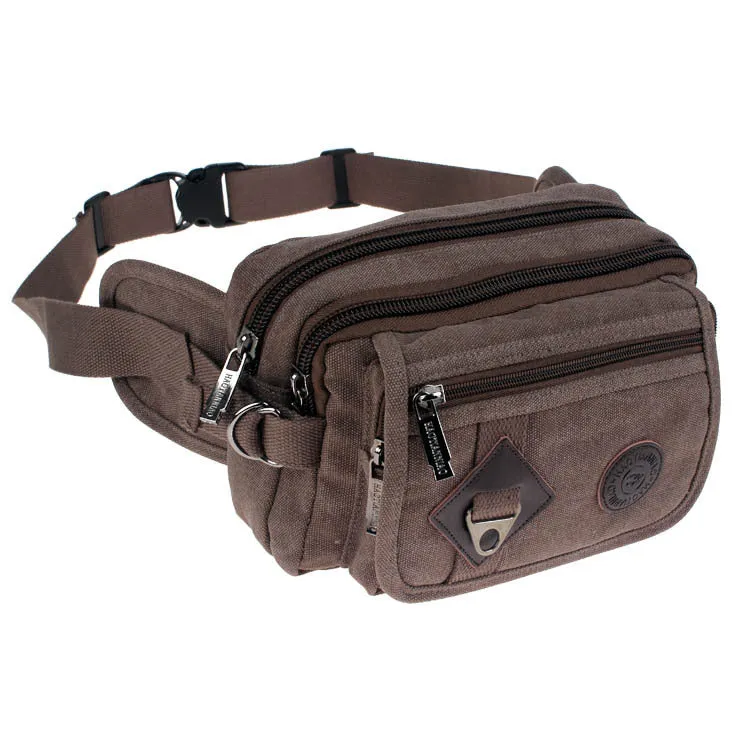 Glamorous Men's Canvas Cycling Personal Running Men's Chest Bags