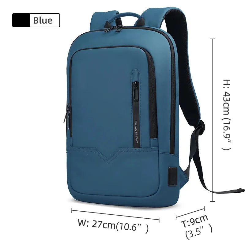 HcanKcan Business Backpack Men's 14 Inch Laptop BackPack Multifunction Waterproof light weight Bag Casual Backpacks For women