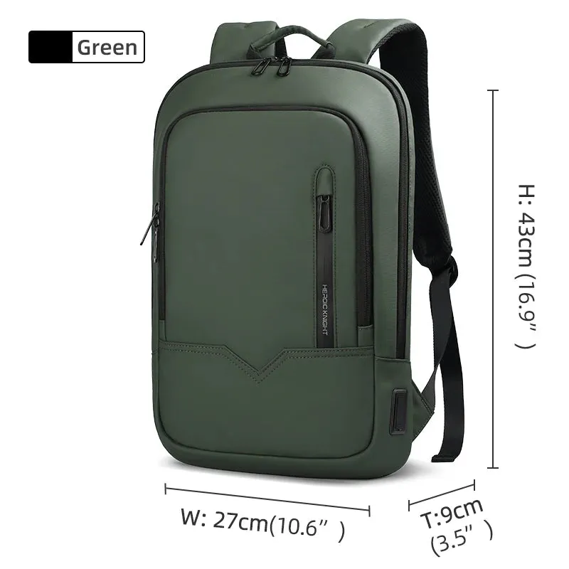HcanKcan Business Backpack Men's 14 Inch Laptop BackPack Multifunction Waterproof light weight Bag Casual Backpacks For women