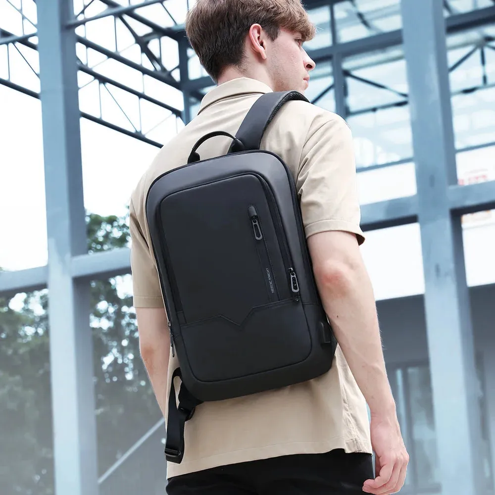 HcanKcan Business Backpack Men's 14 Inch Laptop BackPack Multifunction Waterproof light weight Bag Casual Backpacks For women