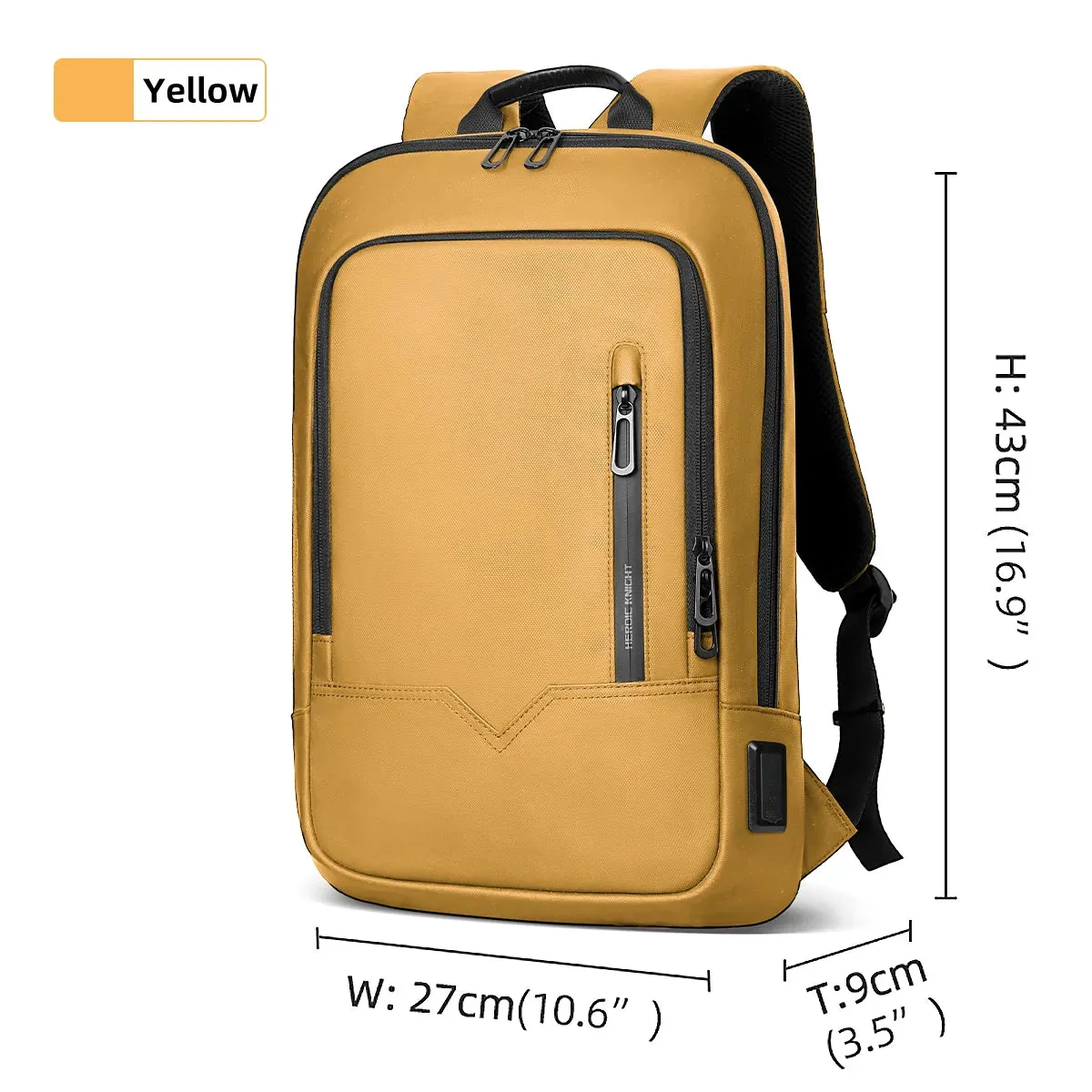 HcanKcan Business Backpack Men's 14 Inch Laptop BackPack Multifunction Waterproof light weight Bag Casual Backpacks For women