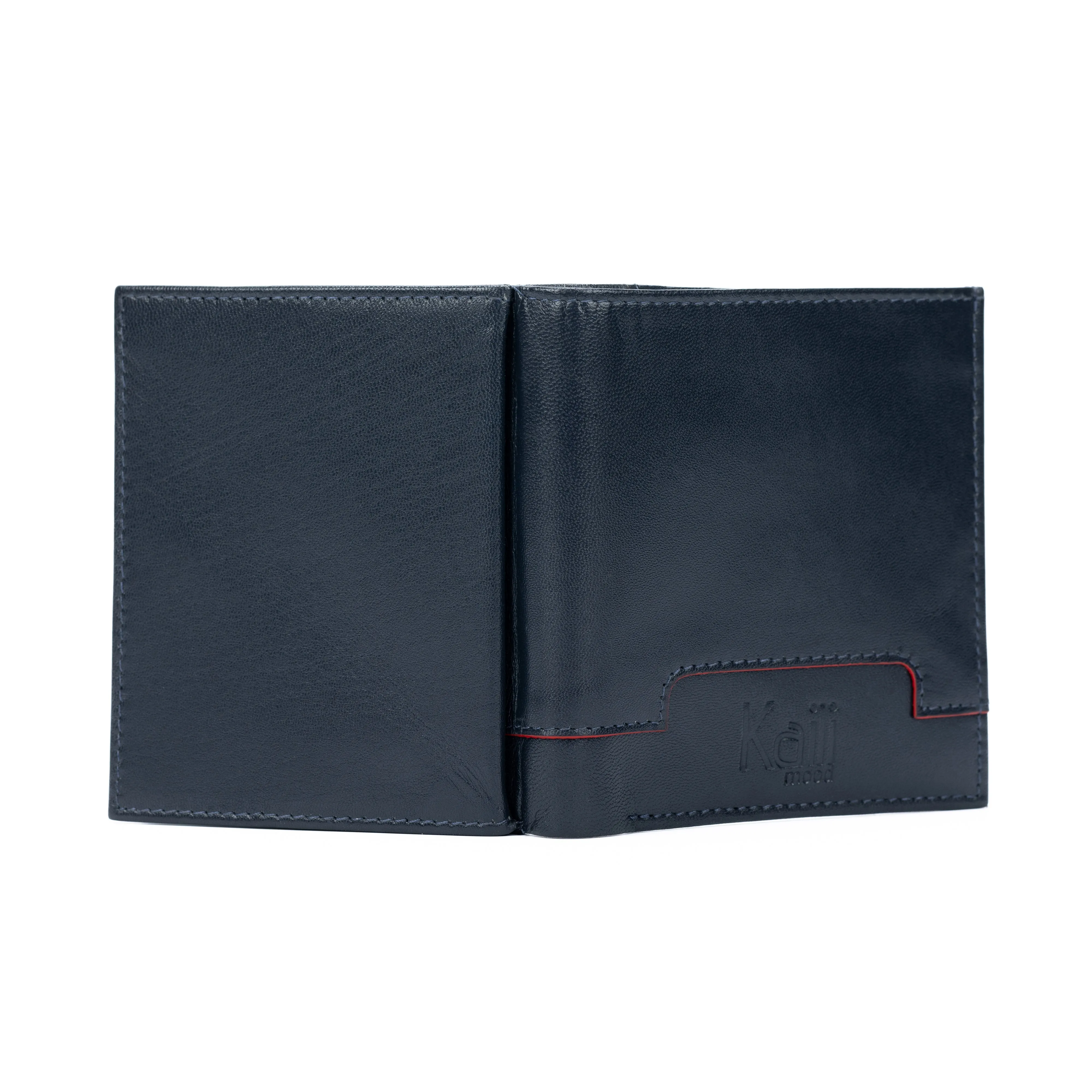 K11025DB | Genuine Leather Men's Wallet Col. Blue