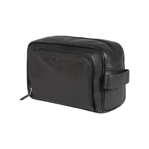 Kaili Leather Beauty Cosmetics case Black