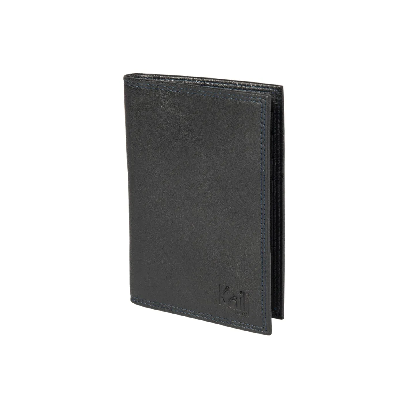 Kaili Leather Document Passport Holder Black