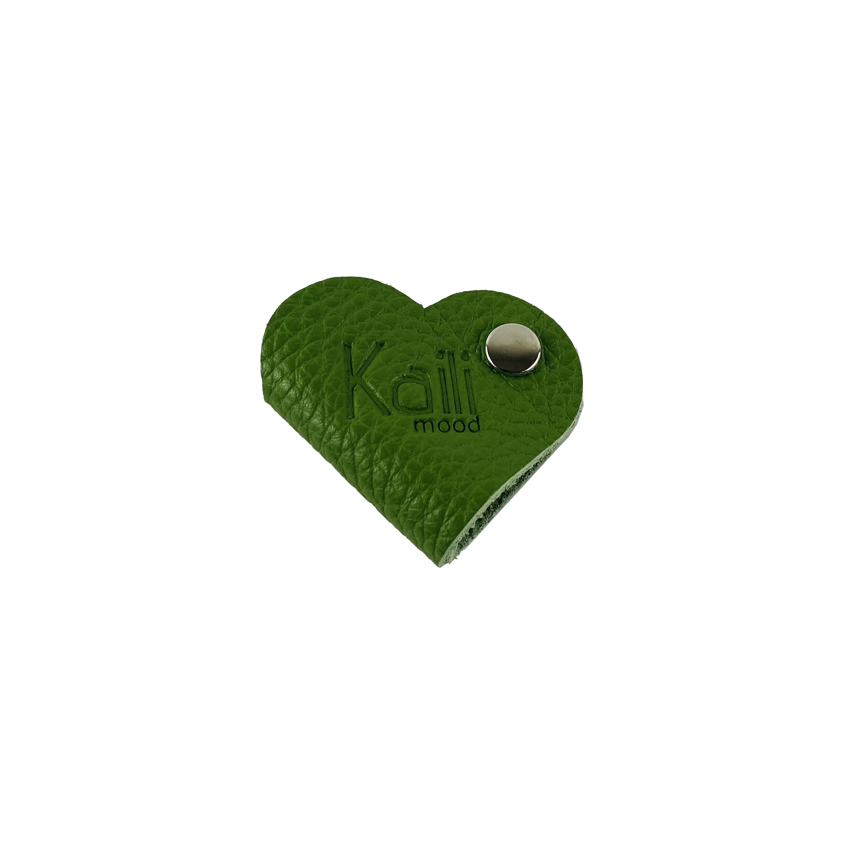 Kaili Leather Heart cable winder Green