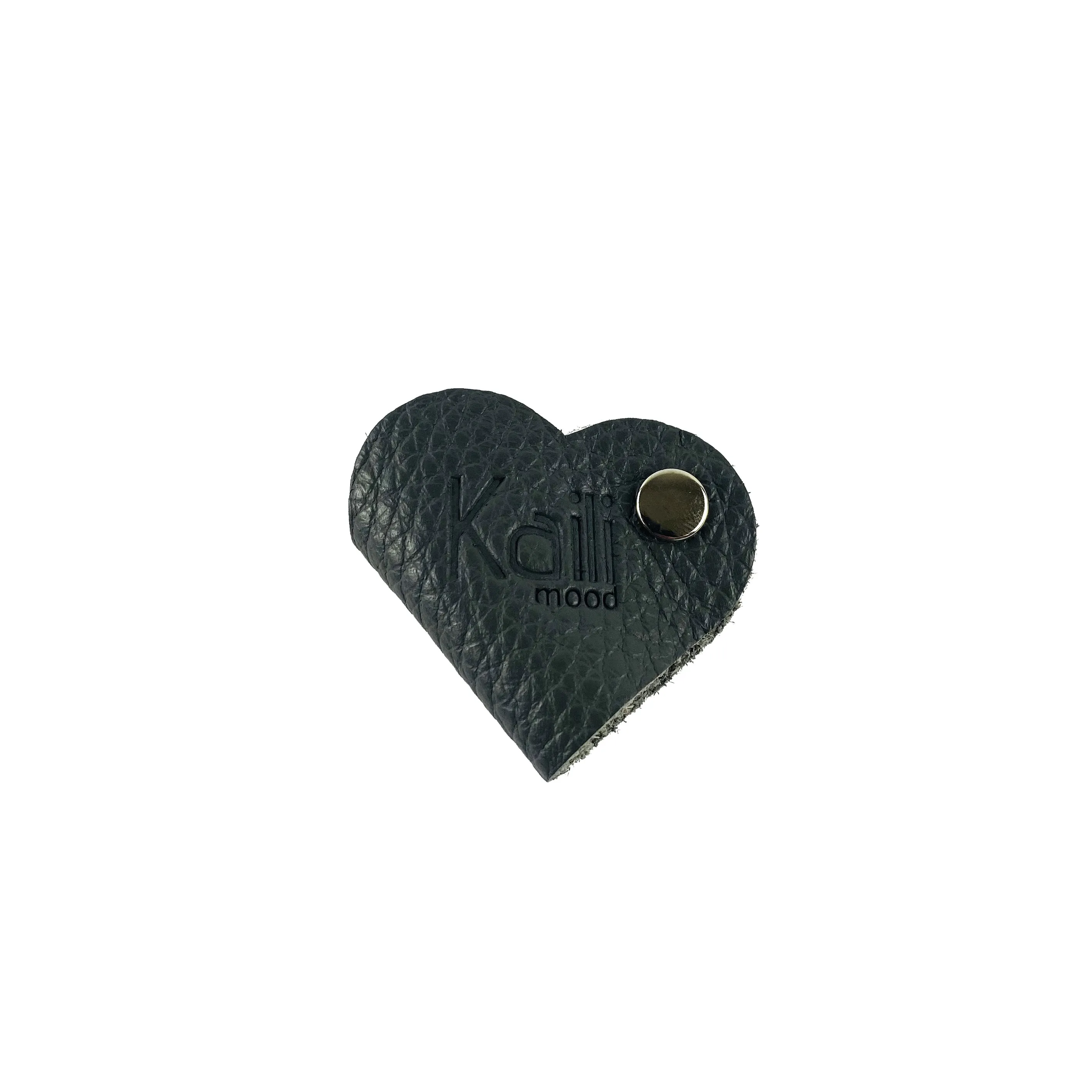 Kaili Leather Heart cable winder Grey
