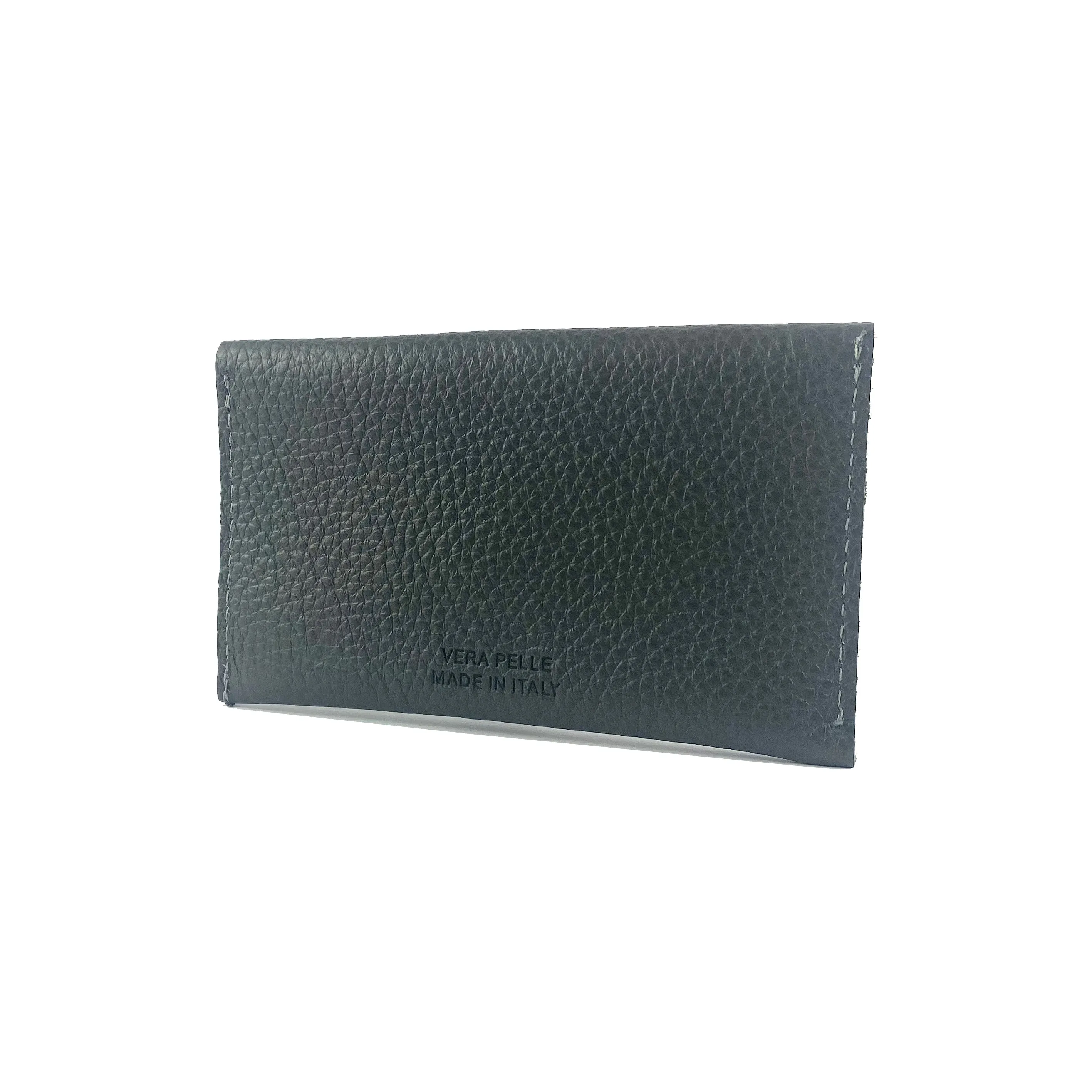 Kaili Leather Pouch Sachet Grey