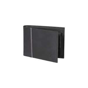 Kaili Men's Leather Wallet Black
