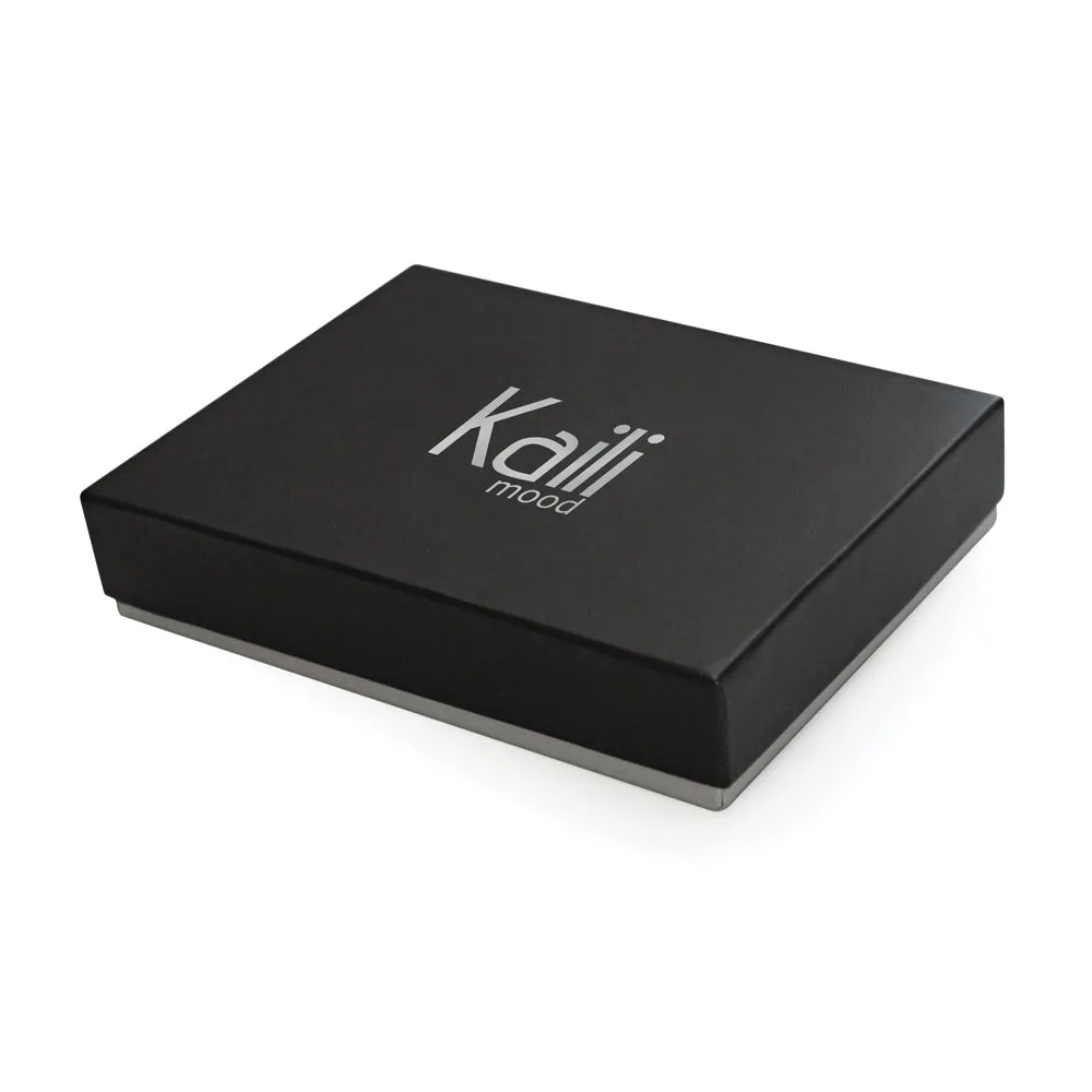 Kaili Men's Leather Wallet Black