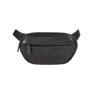Kaili Waist Pouch Leather Black