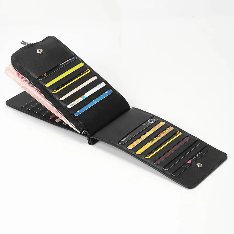 Korean style cross pattern mobile phone bag multifunctional wallet