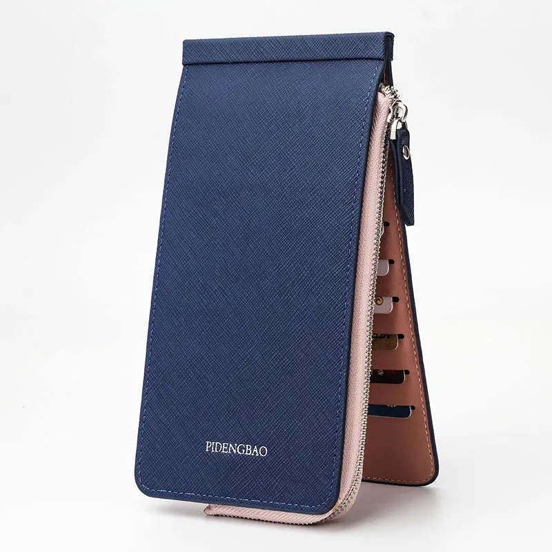 Korean style cross pattern mobile phone bag multifunctional wallet