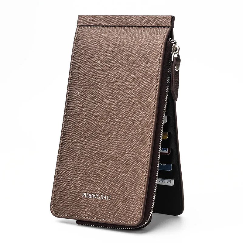 Korean style cross pattern mobile phone bag multifunctional wallet