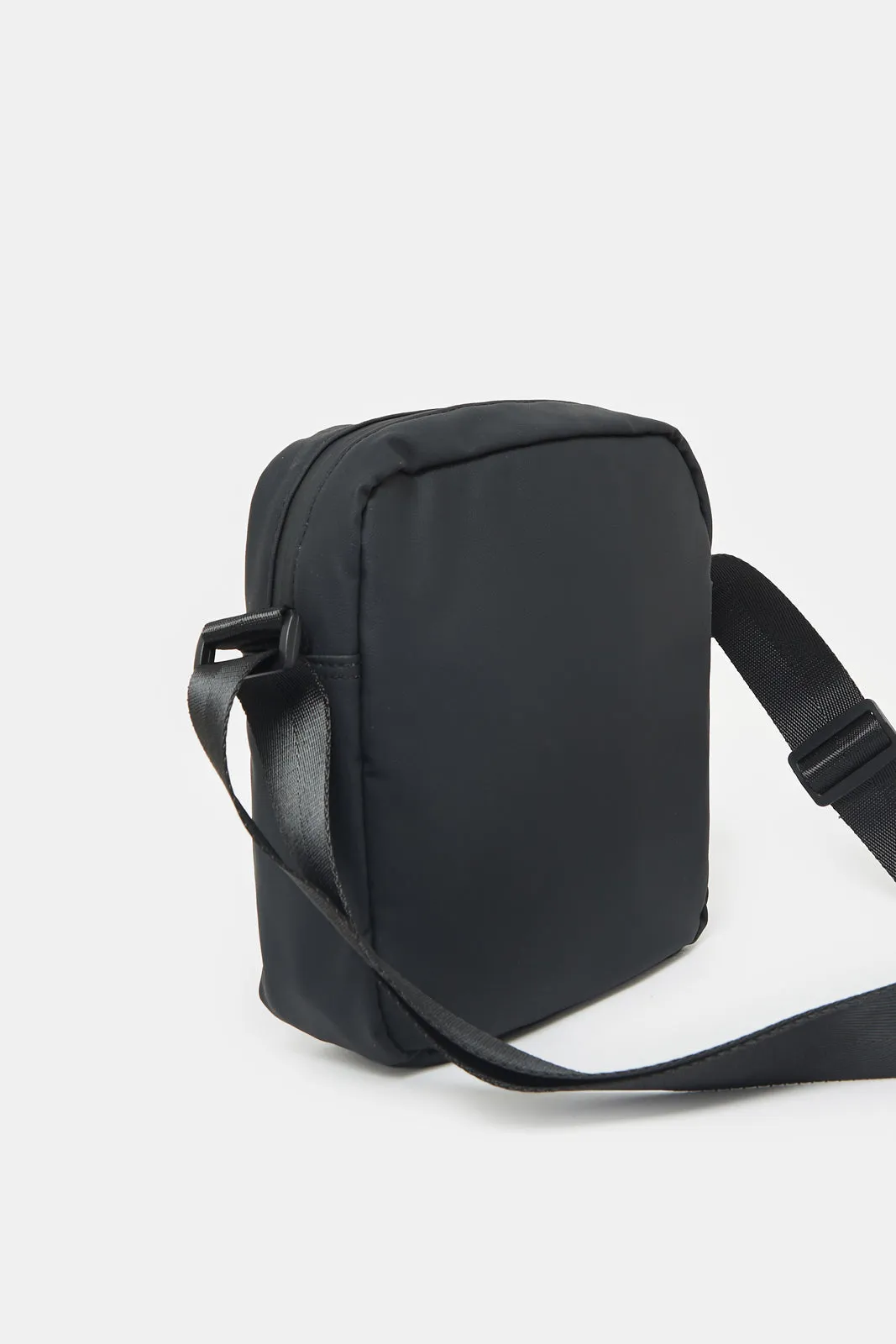 Men Black Black Cross Body Bag