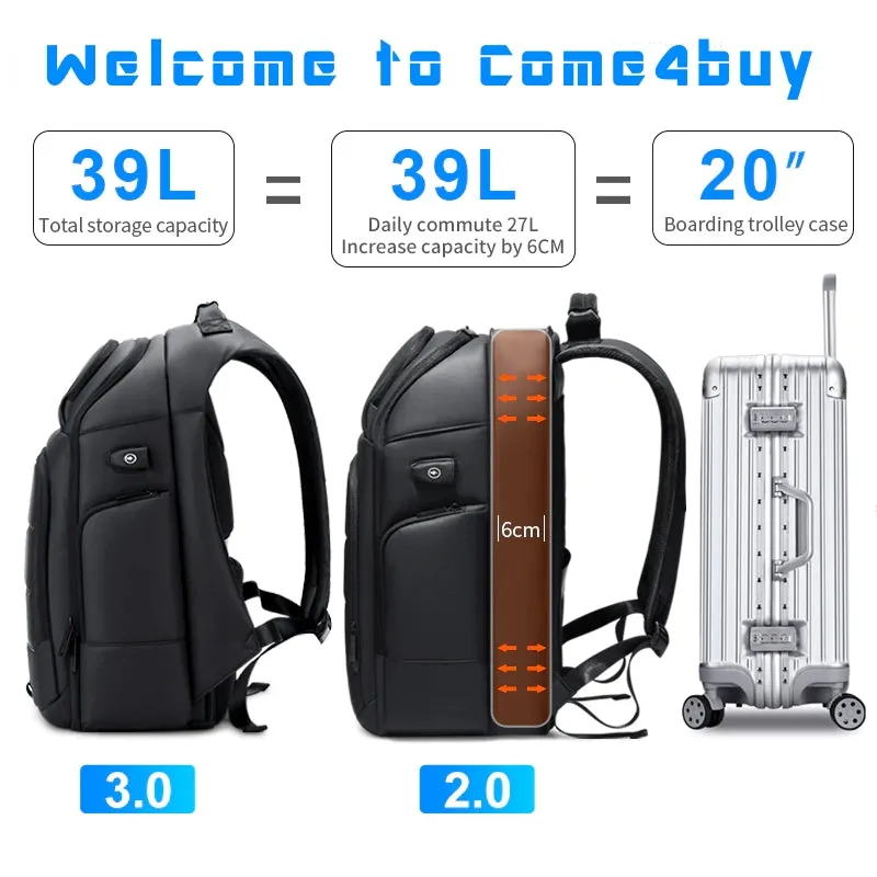 Men Laptop Backpack High Capacity