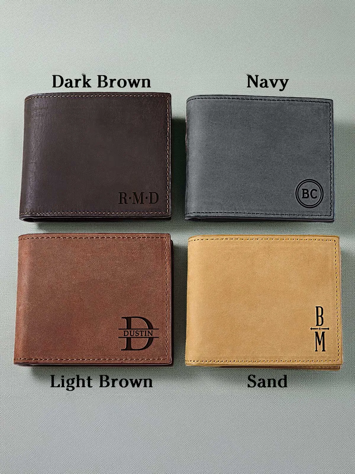 Men's Bifold Wallet - Custom Engraving