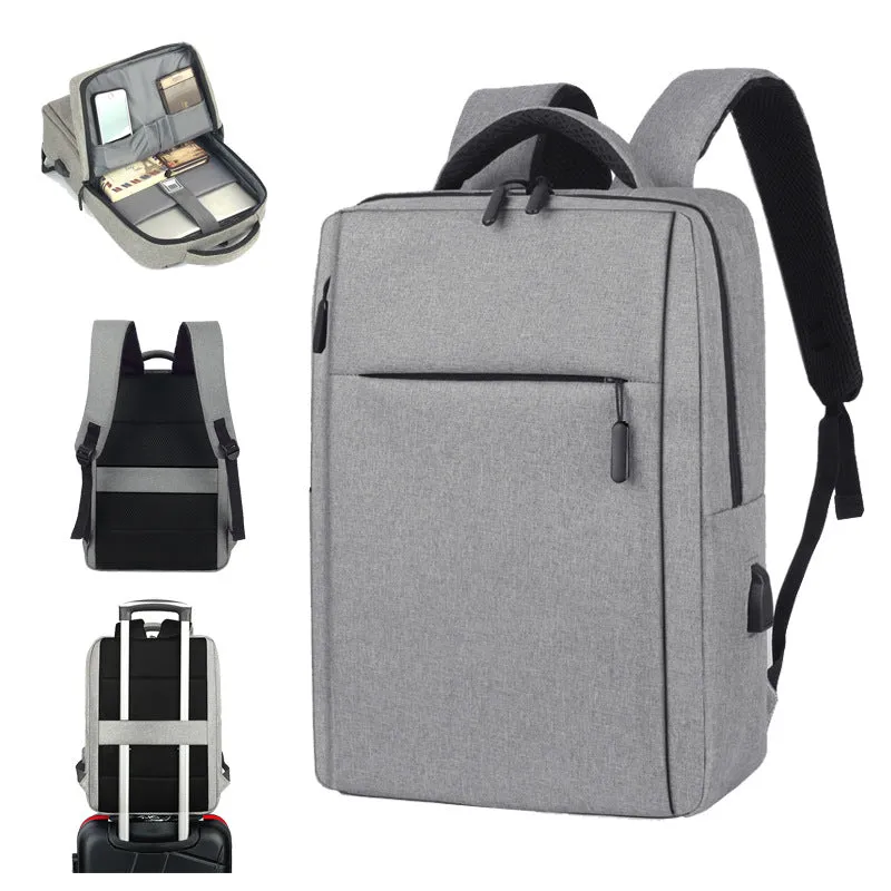 Men's Business Customized Printing Large Capacity Waterproof Backpacks