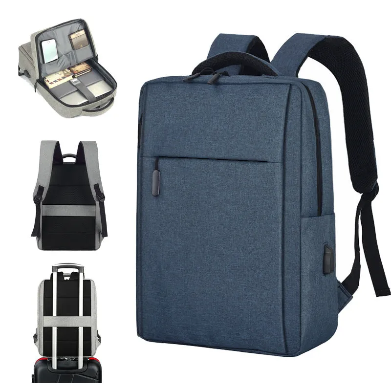 Men's Business Customized Printing Large Capacity Waterproof Backpacks