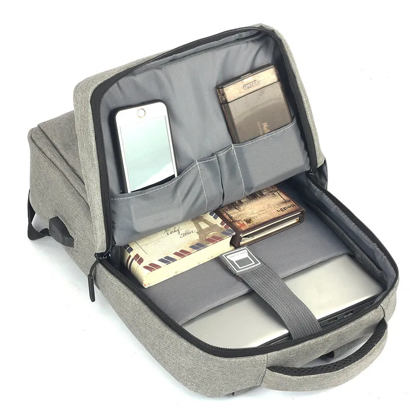 Men's Business Customized Printing Large Capacity Waterproof Backpacks
