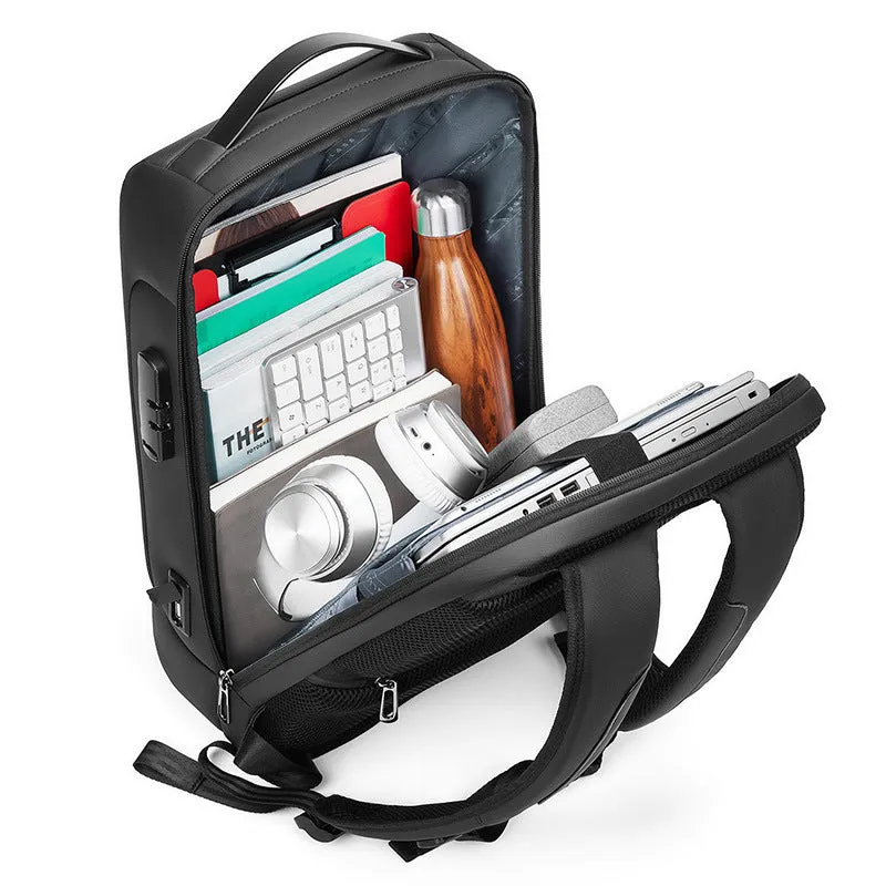 Men's Business Large Capacity Waterproof College Computer Backpacks