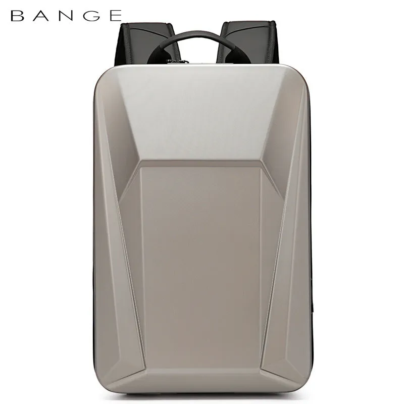 Men's Business Plastic Hard Computer Waterproof Rucksack Backpacks