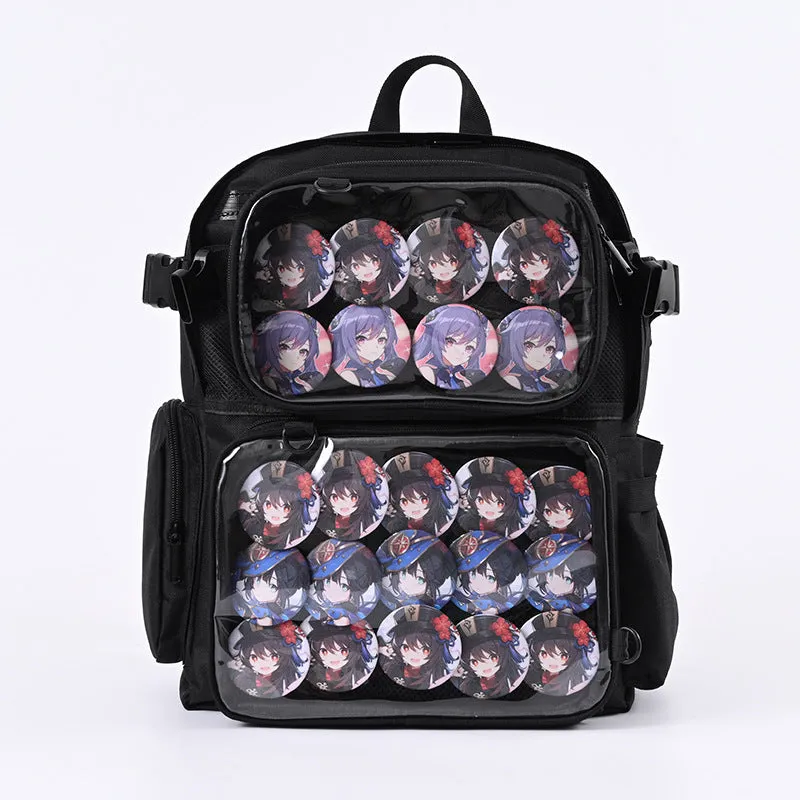 Men's Cartoon Female College Junior High Design Backpacks