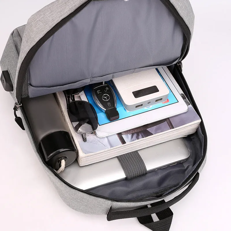 Men's Charging Business Large Capacity Computer Waterproof Backpacks