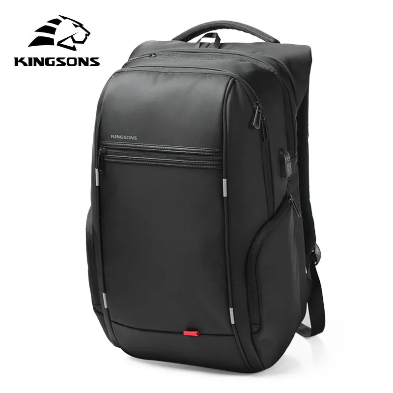 Men's Classic Simple National Fashion Rechargeable Backpacks