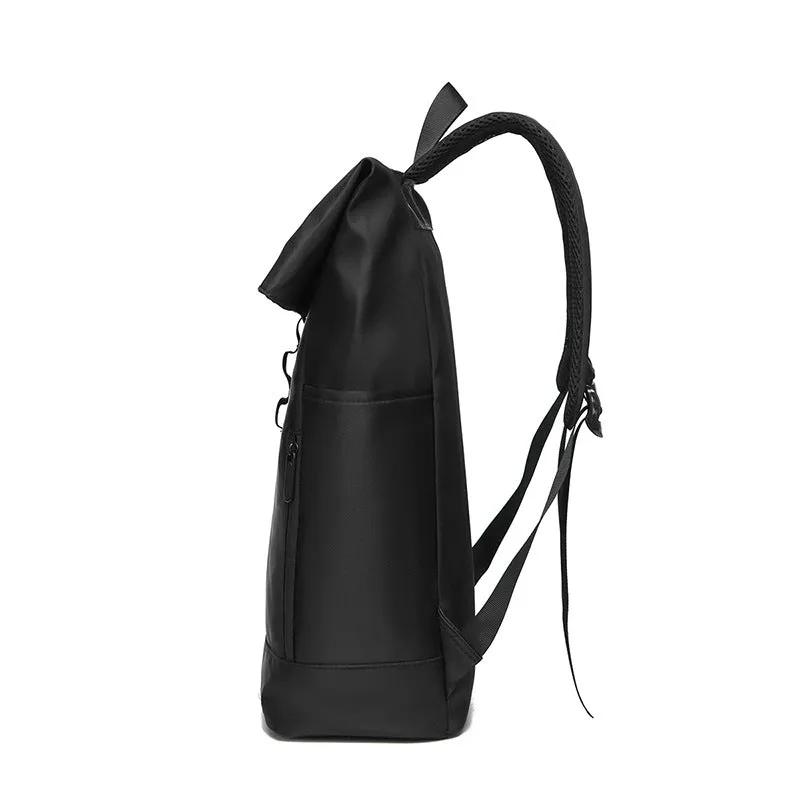 Men's Curved Edge Business Leisure Roll Top Backpacks