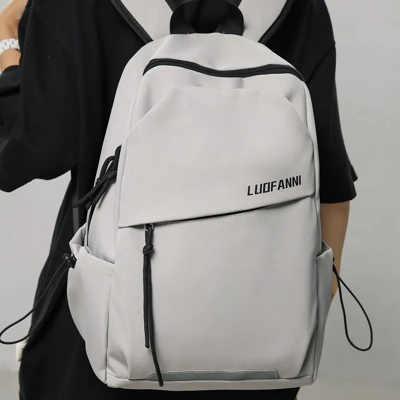 Men's Female College Trendy High Sense Portable Traveling Backpacks